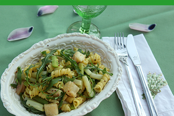 Nudelsalat mit Spargel